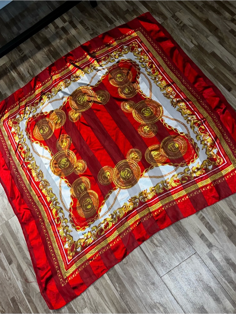 Silk like scarf vintage